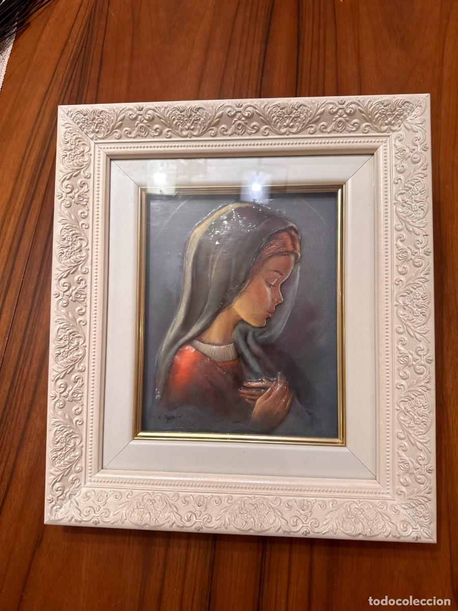 Arte: Cuadro de la Virgen en relieve - Foto 3