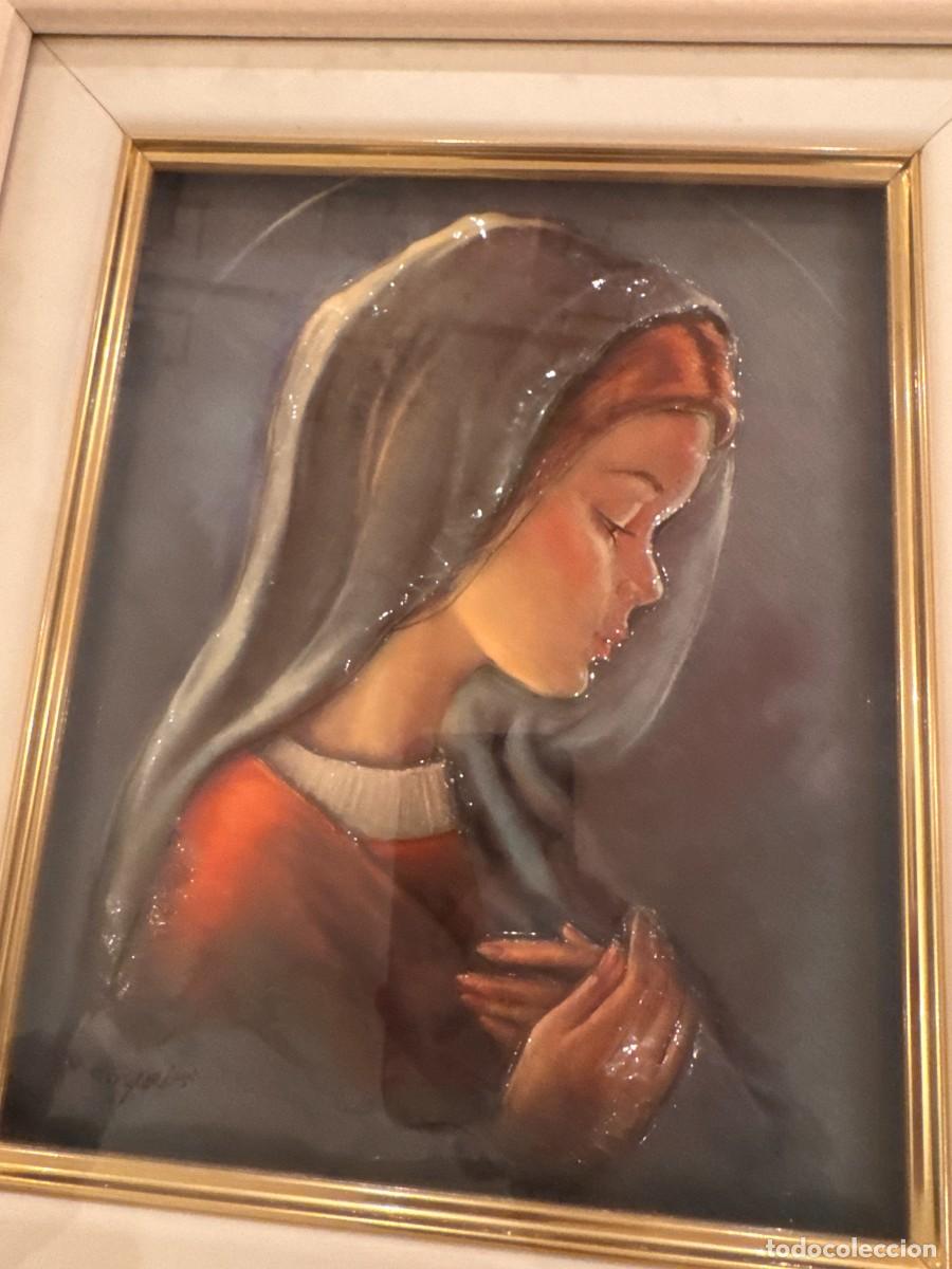 Arte: Cuadro de la Virgen en relieve - Foto 5