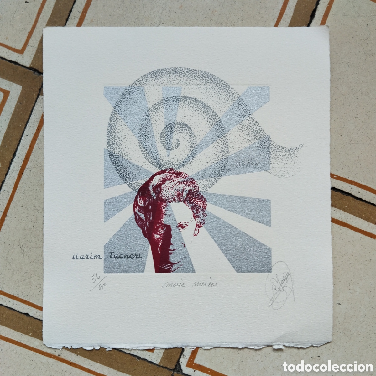 Arte: MERC&Egrave; RODOREDA ROSA YAG&Uuml;E MIRALL TRENCAT AIGUAFORT 56/60 MERC&Egrave; MERC&Egrave;S