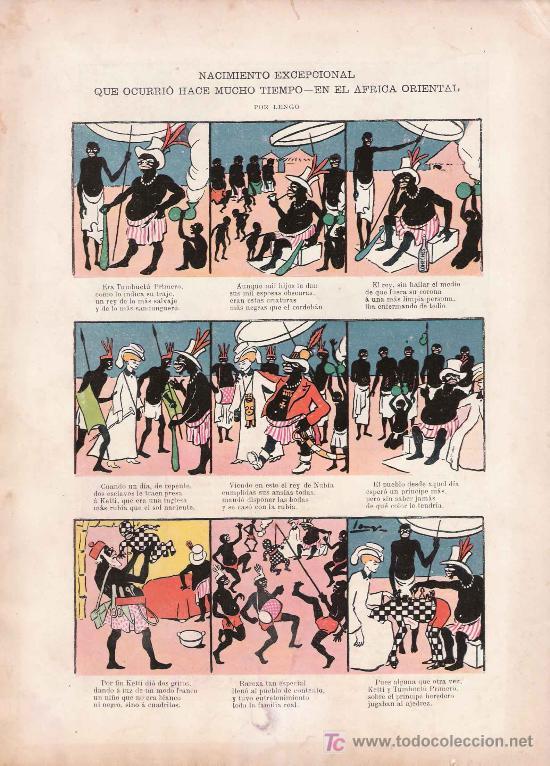 Art: Tira c&oacute;mica de Lengo, 1916