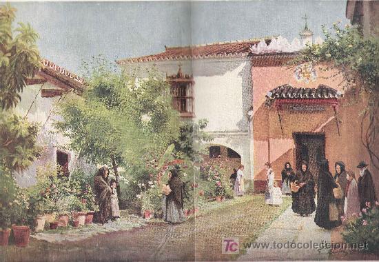 Arte: Un rinc&oacute;n caracter&iacute;stico de Sevilla por F. Anaya