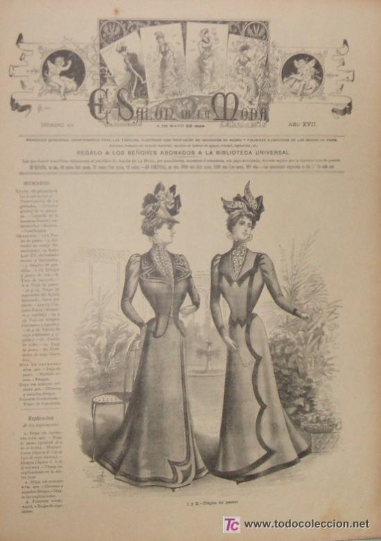 Arte: EL SALON DE LA MODA (1903)     A/ MOD- 163 - Foto 1