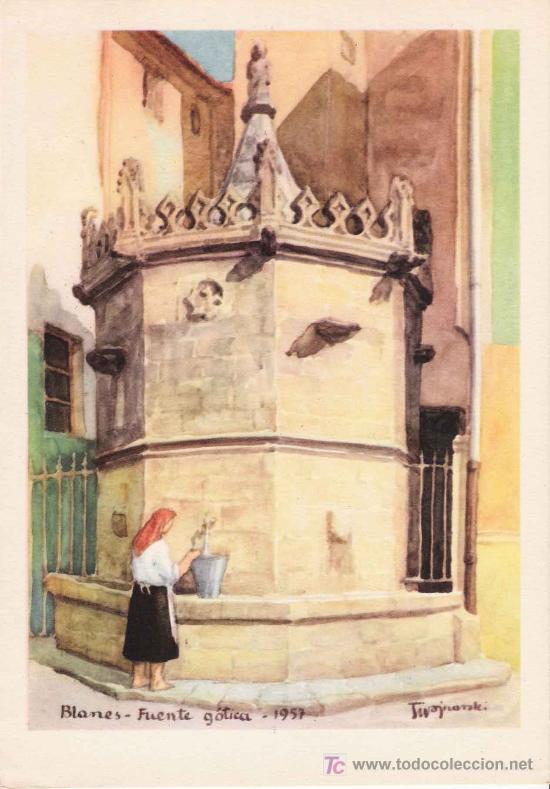 Arte: Blanes - Fuente g&oacute;tica - Foto 1