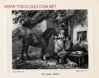 Arte: 1101 GRABADO GEORGES MORLAND - Foto 1