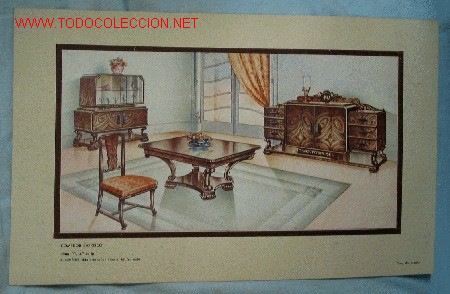 Arte: BOCETO COMEDOR BARROCO - Foto 1