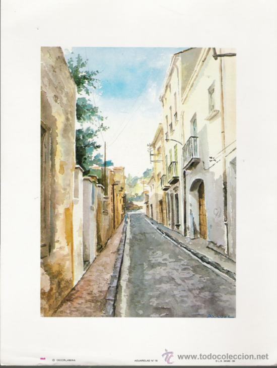 Arte: LAMINA DE ACUARELA - Foto 1