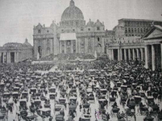 Arte: ROMA,BENDICION DE LEON XIII - Foto 1