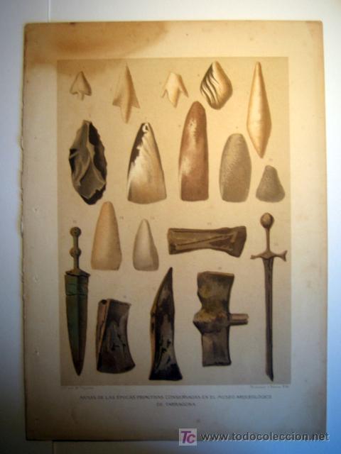 Arte: Lamina - Armas de Epocas Primitivas - Foto 1