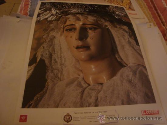 Arte: lamina de la virgen, nuestra se&ntilde;ora de los dolores