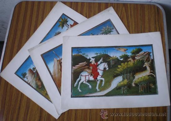 Kunst: 4 laminas .. viajes de MARCO POLO