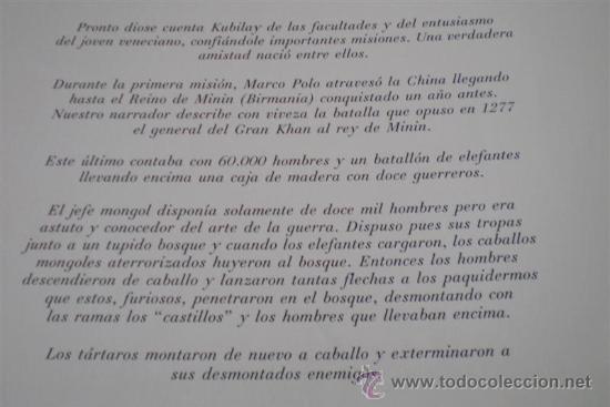 Arte: 4 laminas .. viajes de MARCO POLO - Foto 10
