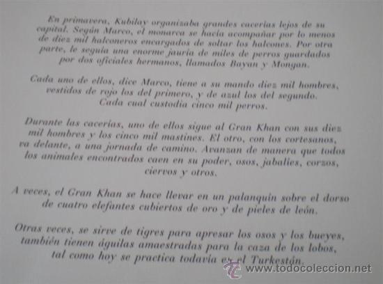 Arte: 4 laminas .. viajes de MARCO POLO - Foto 6