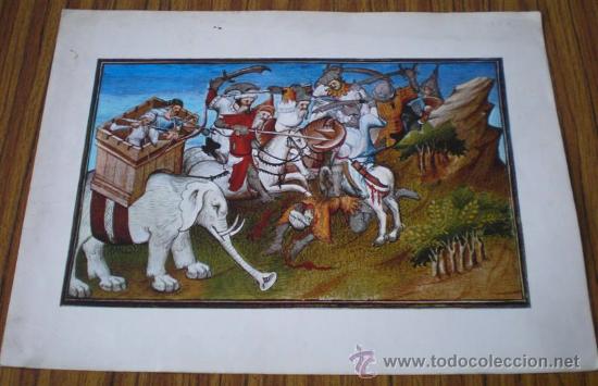 Arte: 4 laminas .. viajes de MARCO POLO - Foto 3