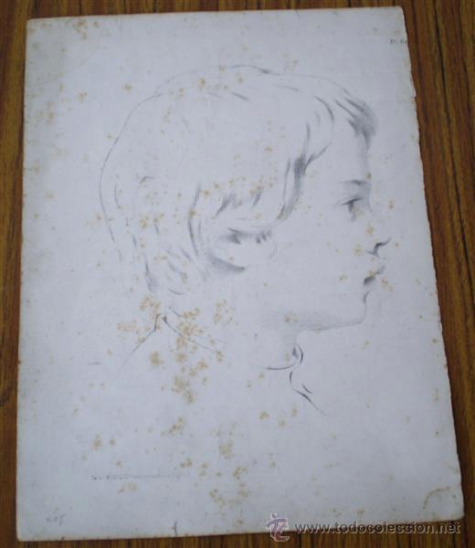 Arte: 6 laminas Francesas .. caras &ndash; rostros - Foto 7