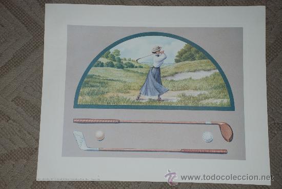 Arte: Lamina con motivos de golf - Foto 1