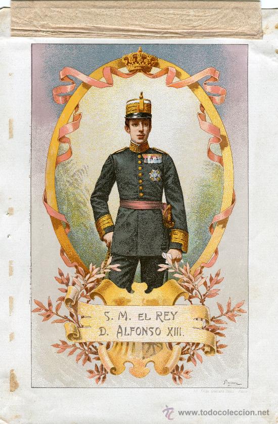 Arte: S. M. EL REY D. ALFONSO XIII - Foto 1