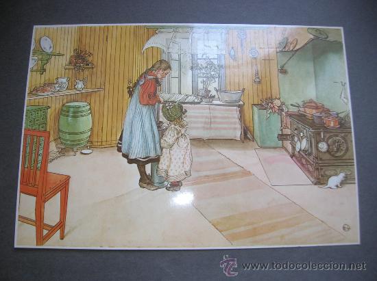 Arte: CARL    LARSSON     En la cocina - Foto 1