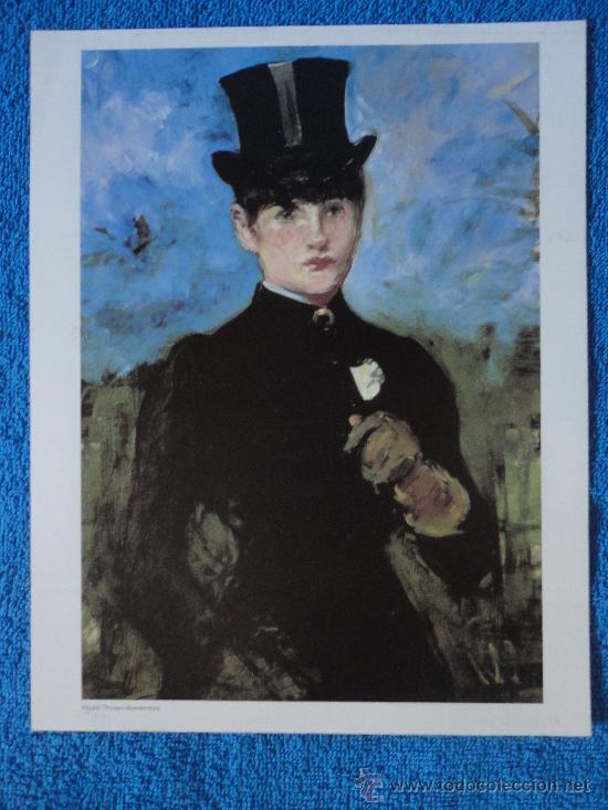Kunst: LAMINA DE AMAZONA DE FRENTE. MANET. COLECCI&Oacute;N MUSEO THYSSEN BORNEMISZA. EL PAIS
