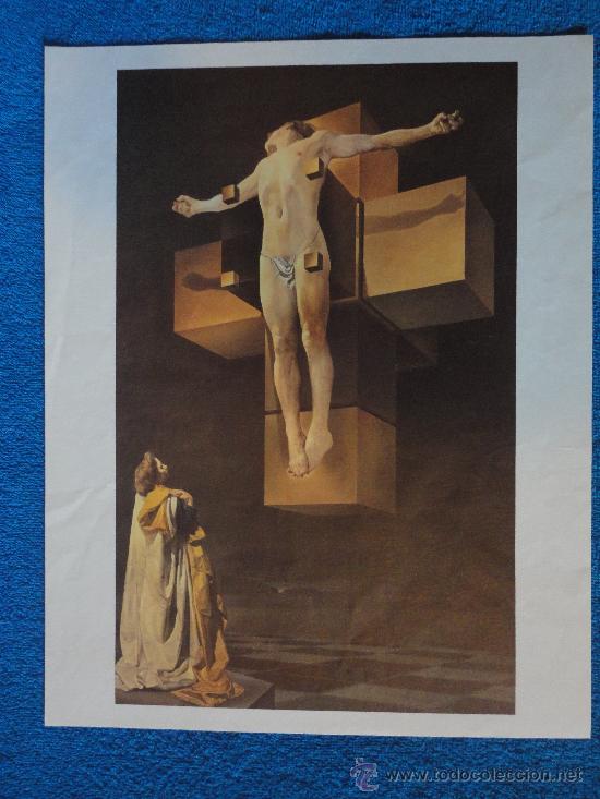 Kunst: LAMINA DE CORPUS HYPERCUBICUS. DALI. COLECCI&Oacute;N LOS TESOROS DEL PABELLON DE ESPA&Ntilde;A. EL MUNDO