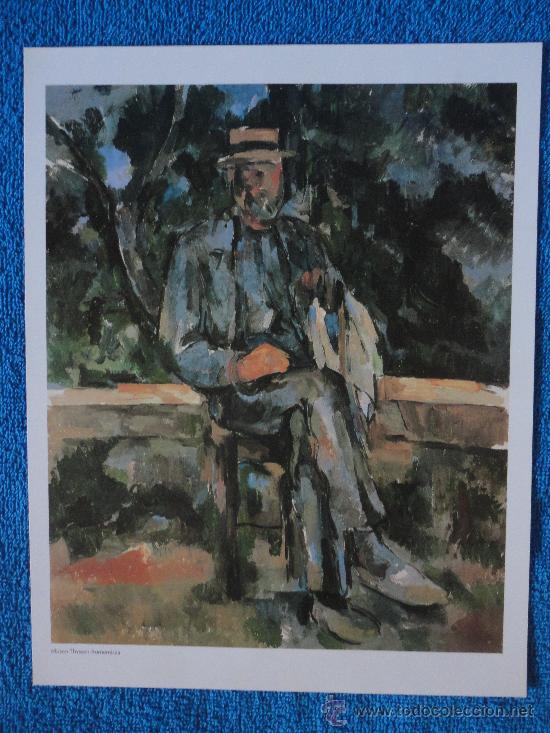 Kunst: LAMINA DE RETRATO DE UN CAMPESINO. CEZANNE. COLECCI&Oacute;N MUSEO THYSSEN BORNEMISZA. EL PAIS