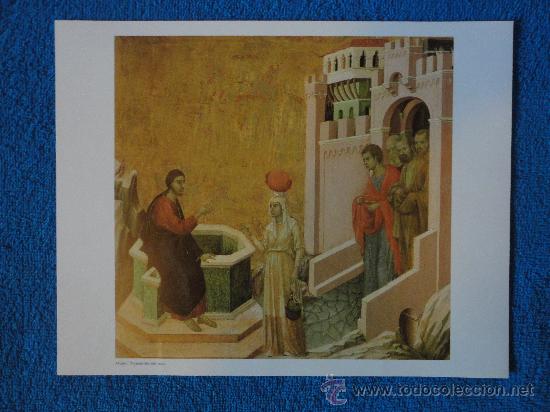 Kunst: LAMINA DE CRISTO Y LA SAMARITANA. DUCCIO DI BUONINSEGNA. COLECCI&Oacute;N MUSEO THYSSEN BORNEMISZA. EL PAIS