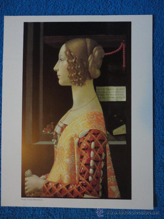 Kunst: LAMINA DE RETRATO DE GIOVANNA TORNABUONI. GHIRLANDAIO. COLECCI&Oacute;N MUSEO THYSSEN BORNEMISZA. EL PAIS