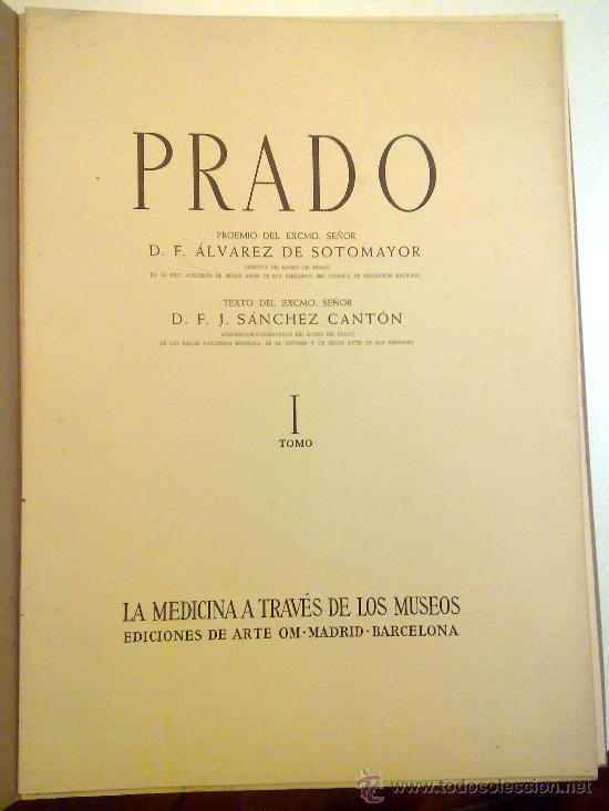 Art: la medicina a traves de los museos, prado tomo I