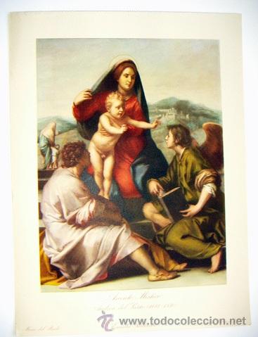 Arte: Antigua l&aacute;mina Asunto Mistico edic.Bargu&ntilde;o y cia