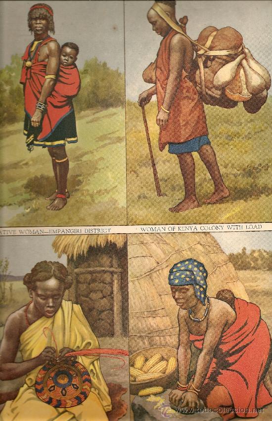Art: LAMINA INGLESA - MUJERES AFRICANAS