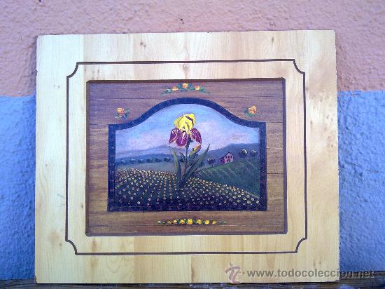 Arte: bonita lamina  en madera - Foto 1