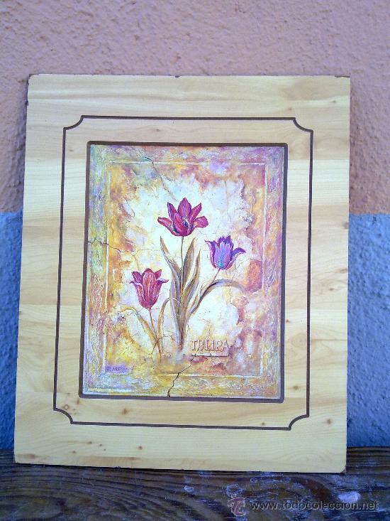 Arte: bonita lamina  en madera - Foto 1