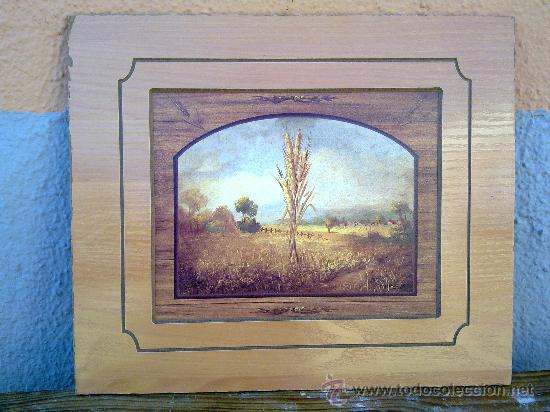 Arte: bonita lamina  en madera - Foto 1