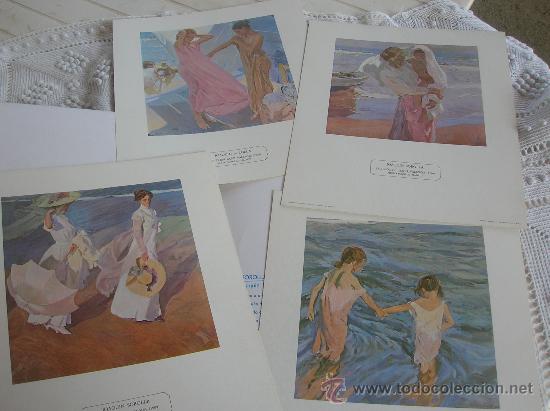 Arte: SOROLLA   Y    EL     MAR    -4 L&aacute;minas- - Foto 2
