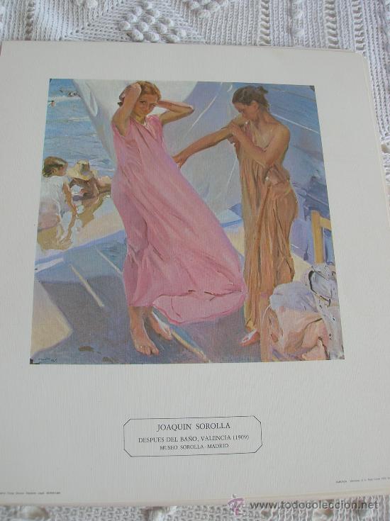 Arte: SOROLLA   Y    EL     MAR    -4 L&aacute;minas- - Foto 3