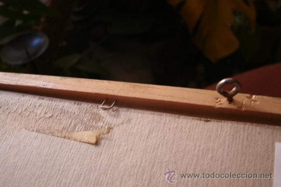 Arte: Lamina de edificio estilo clasico enmarcada en madera y cristal - Foto 3