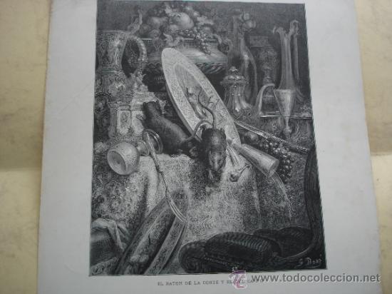 Arte: EL RATON DE LA CORTE Y EL DEL CAMPO - GUSTAVO DOR&Eacute; - Foto 2