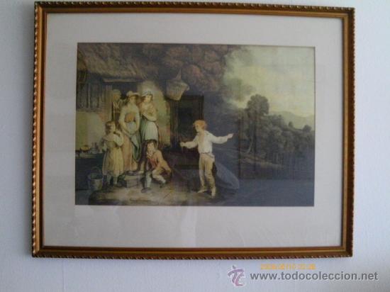 Arte: LAMINA ENMARCADA CON PASPARTU - Foto 1