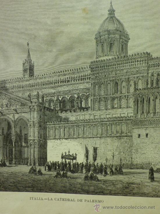 Kunst: LAMINA, LAMINA ANTIGUA, ITALIA, CATEDRAL DE PALERMO