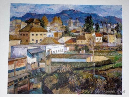 Kunst: *BARRIO DEL CARMEN* LUIS GARAY GARCIA .LAMINA 37X28 COLECCION 150 A&Ntilde;OS DE PINTURA EN MURCIA 1995