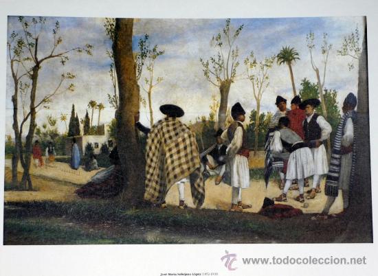 Kunst: *MIENTRAS RULE NO ES CHAMBA* J M SOBEJANO .LAMINA 37X28 COLECCION 150 A&Ntilde;OS DE PINTURA EN MURCIA 1995