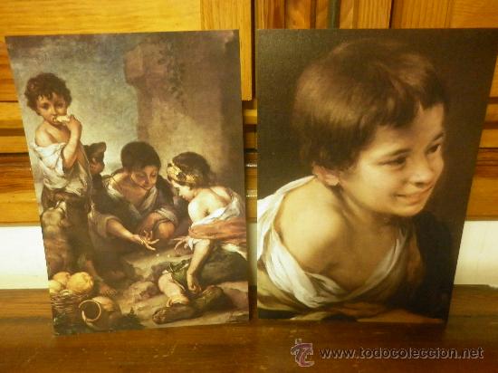 Arte: DOS L&Aacute;MINAS DE BARTOLOME ESTEBAN MURILLO - Foto 1