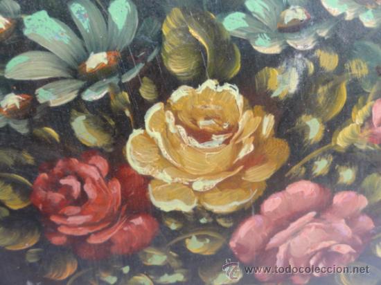 Arte: L&Aacute;MINA SOBREPINTADA -FLORES -. - Foto 2