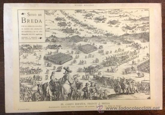 Art: L&Aacute;MINA DEL SITIO DE BREDA, POR EL EJ&Eacute;RCITO ESPA&Ntilde;OL, POR EL MARQU&Eacute;S DE ESP&Iacute;NOLA, EL A&Ntilde;O 1625.
