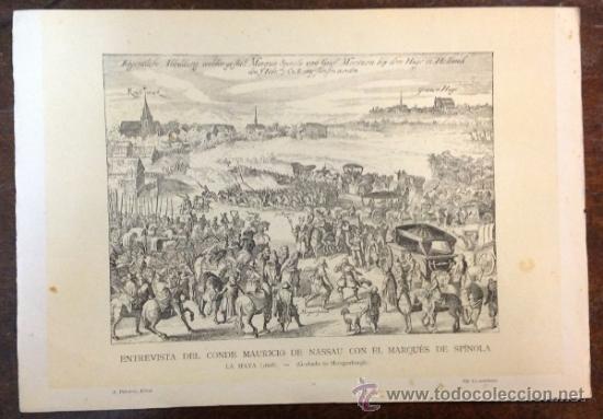 Art: ENTREVISTA DEL CONDE MAURICIO DE NASSAU CON EL MARQU&Eacute;S DE SP&Iacute;NOLA. LA HAYA (1608).