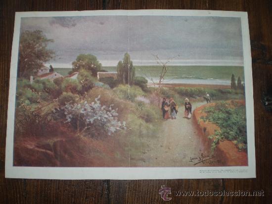 Art: LAMINA PAISAJE DE ANDALUCIA S XX