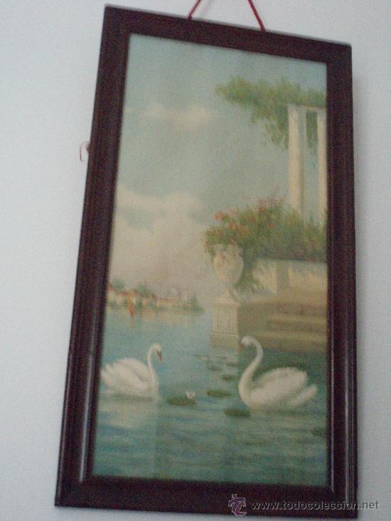 Arte: PAREJA DE LAMINAS ANTIGUAS - Foto 3