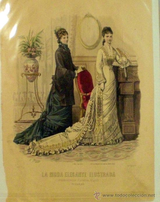 Arte: LA MODA ELEGANTE   SIGLO XIX   MADRID - Foto 1
