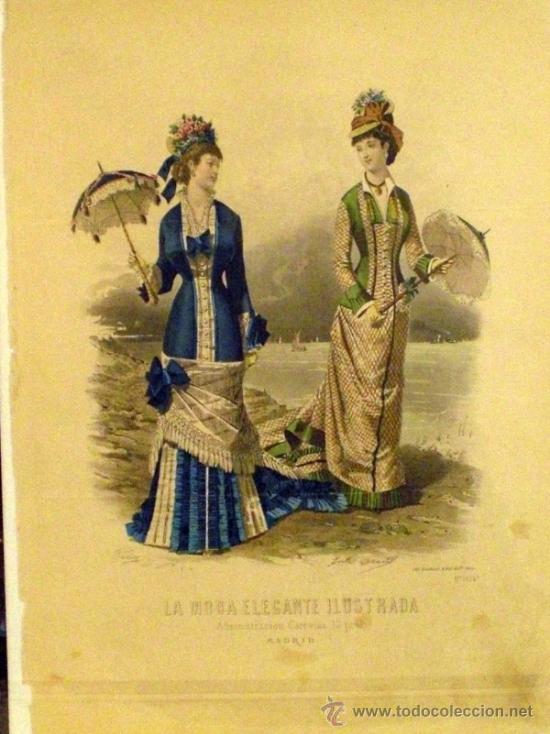Arte: LA MODA ELEGANTE   SIGLO XIX   MADRID - Foto 1