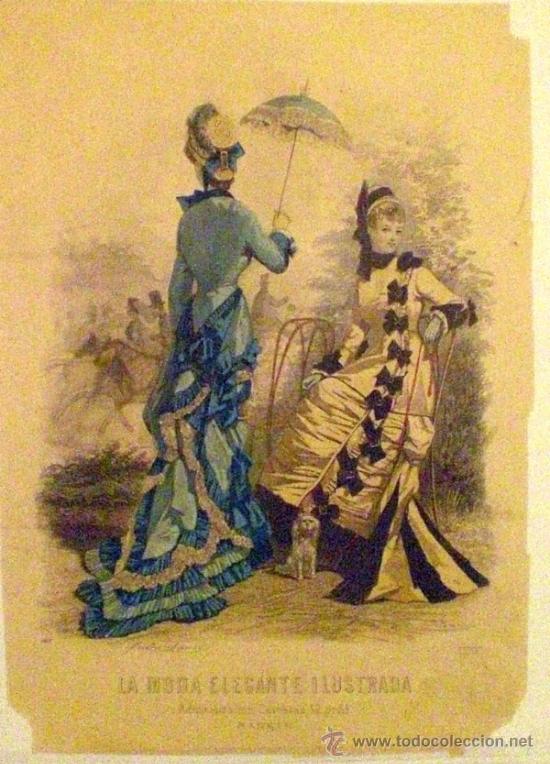 Arte: LA MODA ELEGANTE   SIGLO XIX   MADRID - Foto 1