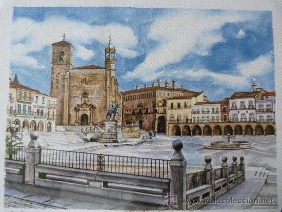 Arte: PRECIOSA plaza mayor de TRUJILLO - Foto 1